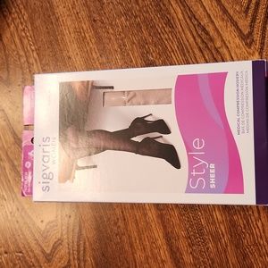 Sigvaris medical compression hosiery warm sand